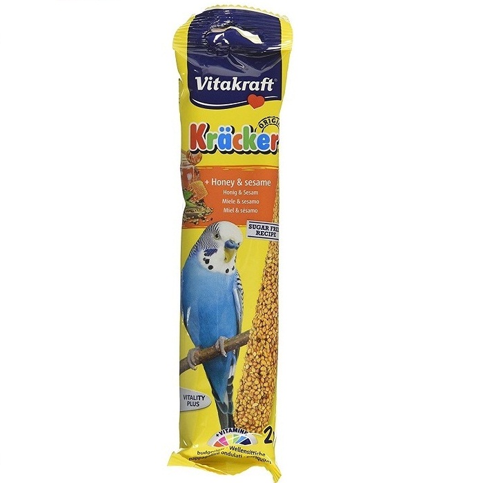 Vitakraft Kracker - méz és szezámmag hullámos papagájnak (2 db)