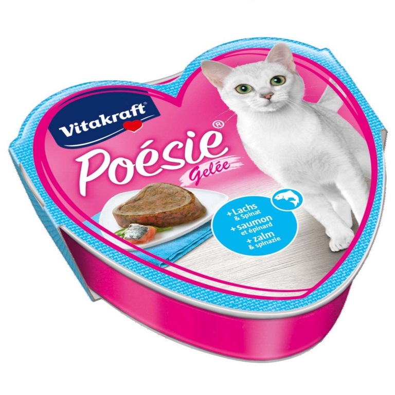 Vitakraft Poésie Gelée lazac és spenót 85 g