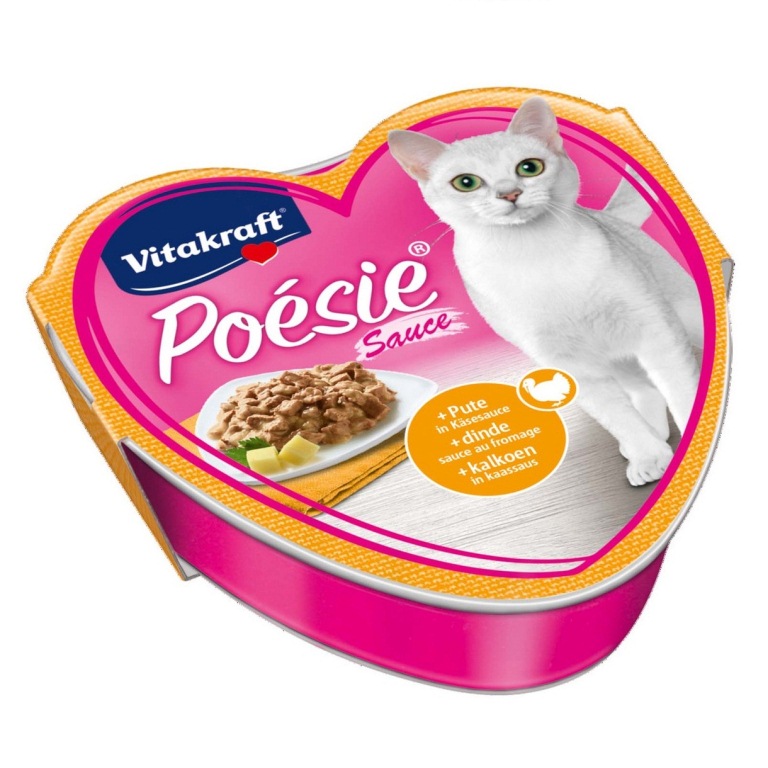 Vitakraft Poésie Sauce pulyka sajtszószban 85 g