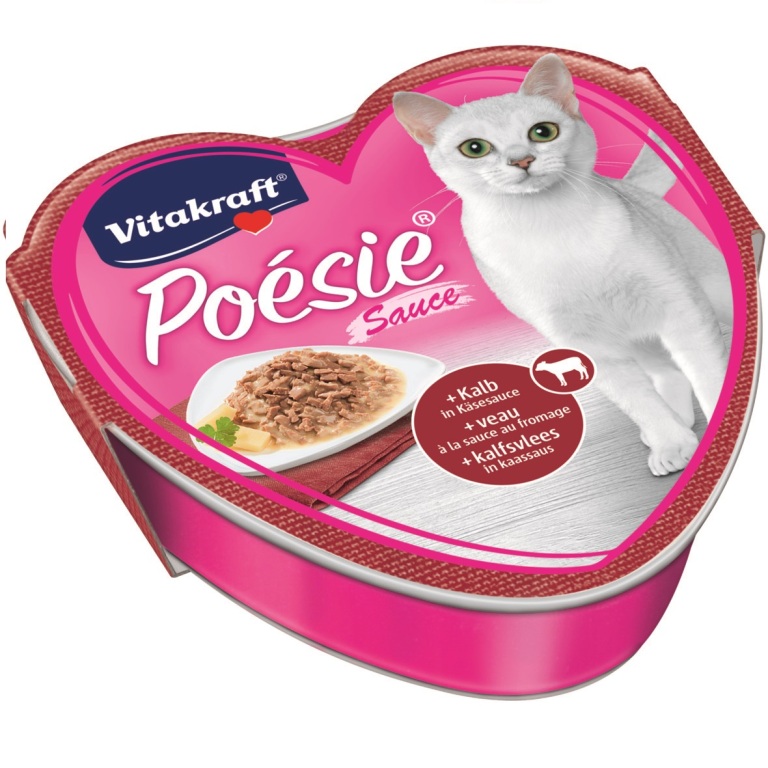Vitakraft Poésie Sauce borjú sajtszószban 85 g