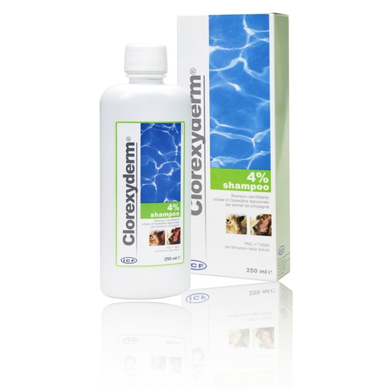 Clorexyderm 4%-os sampon (250 ml)