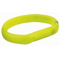 Trixie Safer Life világító USB nyakörv (M-L) - zöld