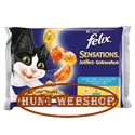 Felix Sensations - Halas válogatás aszpikban (Lazac és tőkehal) 4 x 85 g