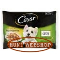 Cesar Selection Csirke-Marha zöldségekkel zselében 4x100 g