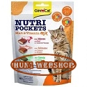 GimCat Snack Nutripockets Maláta & Vitamin Mix    150 g
