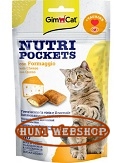 GimCat Snack Nutripockets Sajt & Taurin   60 g