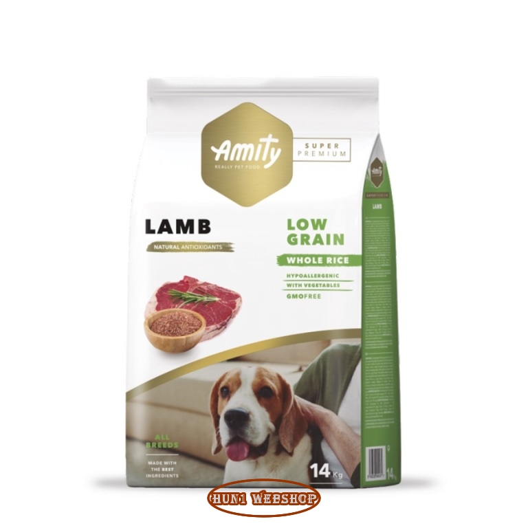 Amity Hypoallergenic Dog All Breeds Lamb 14 kg