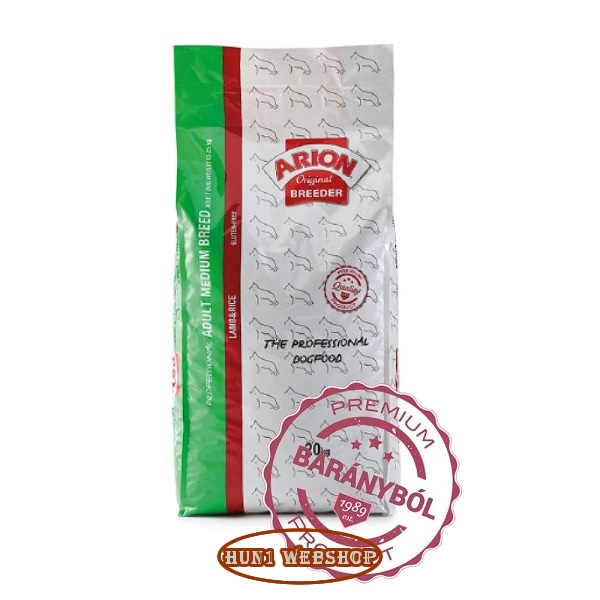 Arion Original Breeder Adult Medium Lamb & Rice 20 kg