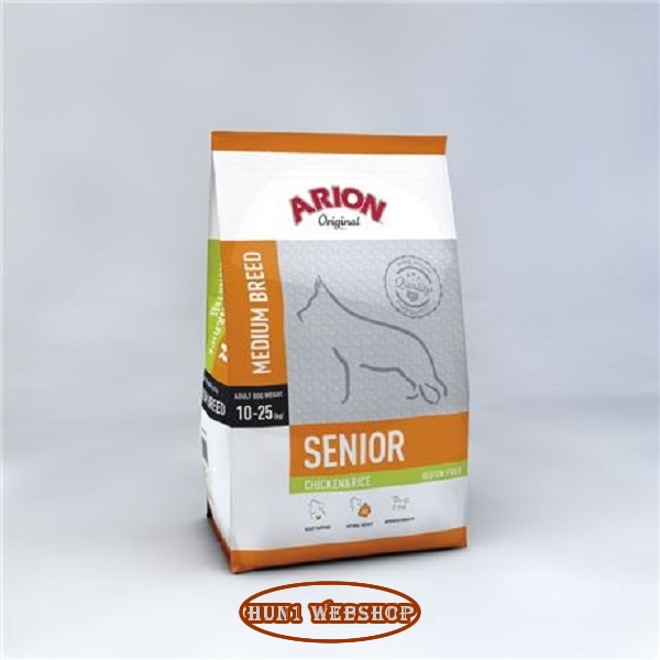 ARION ORIGINAL Adult Senior Medium Chicken & Rice  12 kg