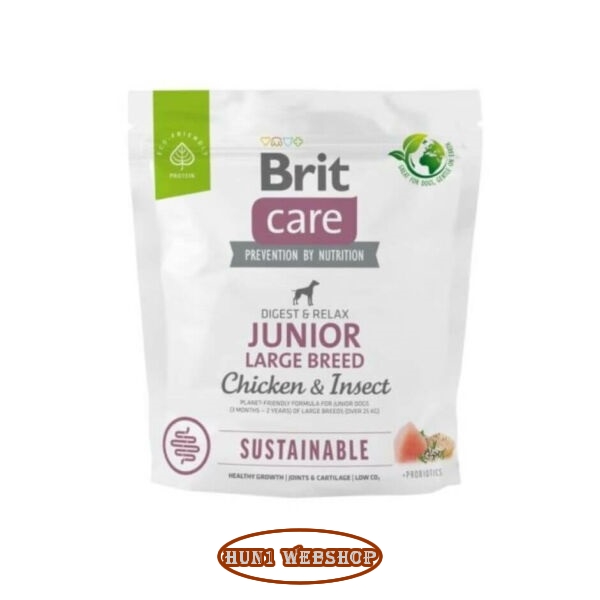 Brit Care Dog Sustainable Insect Junior Large Breed  1 kg