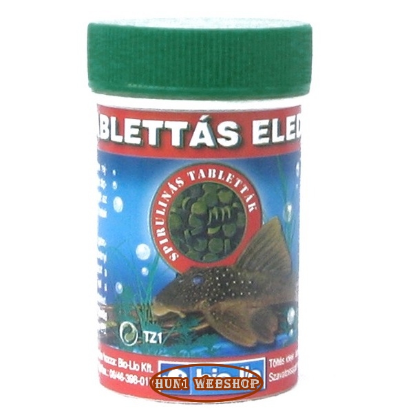 Bio-Lio Tablettás haltáp - spirulinás (30 db)