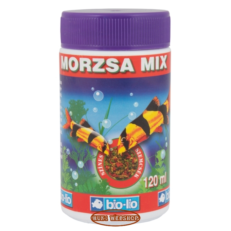 Bio-Lio Morzsa Mix színes szemcsés haltáp (120 ml)