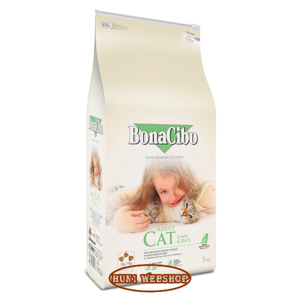 BonaCibo Adult Cat Lamb & Rice 15 kg