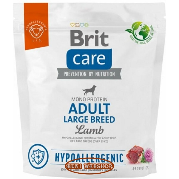 Brit Care Hypoallergenic  Adult Large Lamb 1 kg