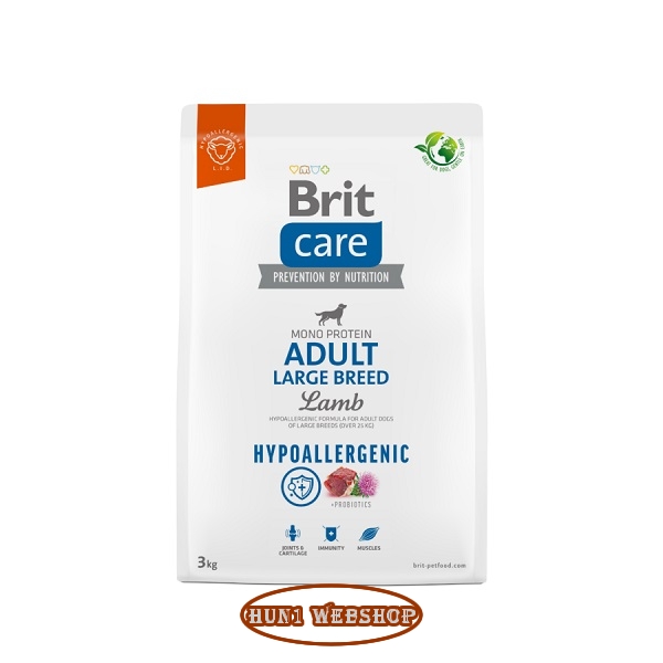 Brit Care Hypoallergenic Adult Large Lamb 3 kg