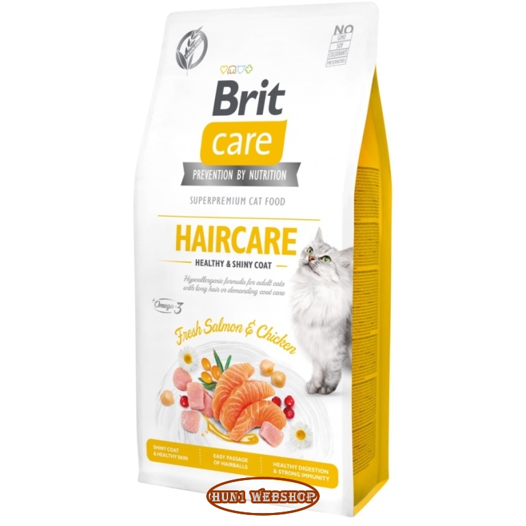 Brit Care Cat Grain Free HAIRCARE Salmon and Chicken 400 g