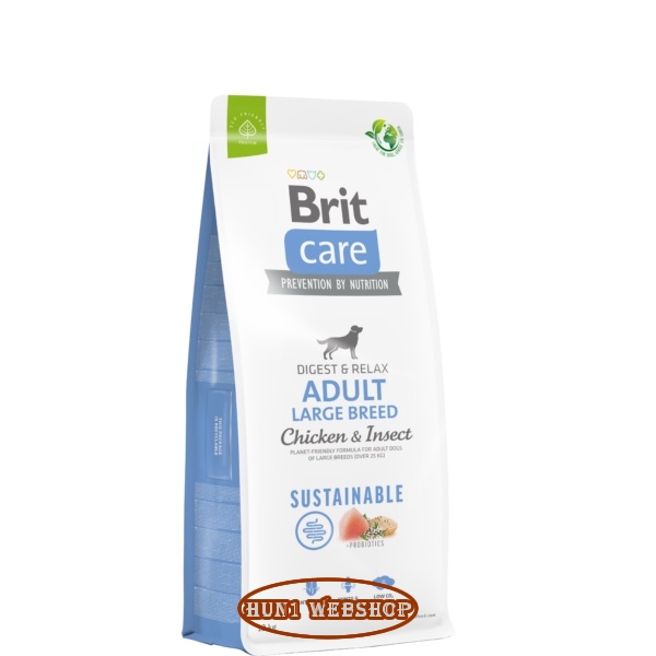 Brit Care Dog Sustainable Insect Adult Large Breed  12 kg