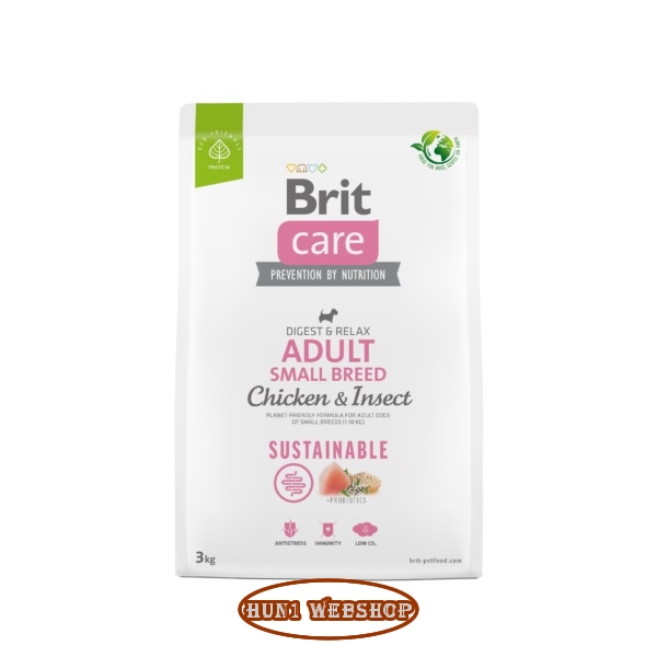 Brit Care Dog Sustainable Insect Adult Small Breed  3 kg