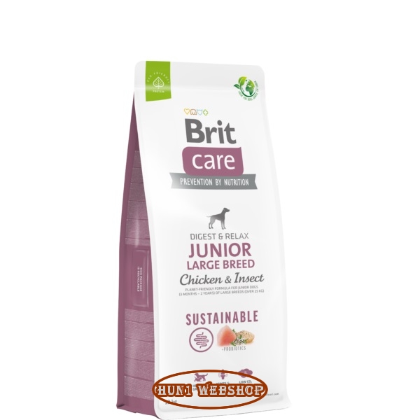 Brit Care Dog Sustainable Insect Junior Large Breed  12 kg
