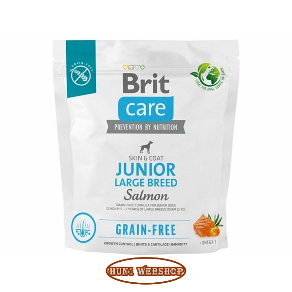 Brit Care Grain-Free Junior Large Breed Salmon & Potato 1 kg