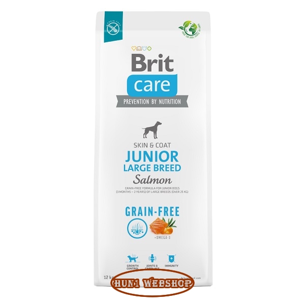 Brit Care Grain-Free Junior Large Breed Salmon & Potato 12 kg