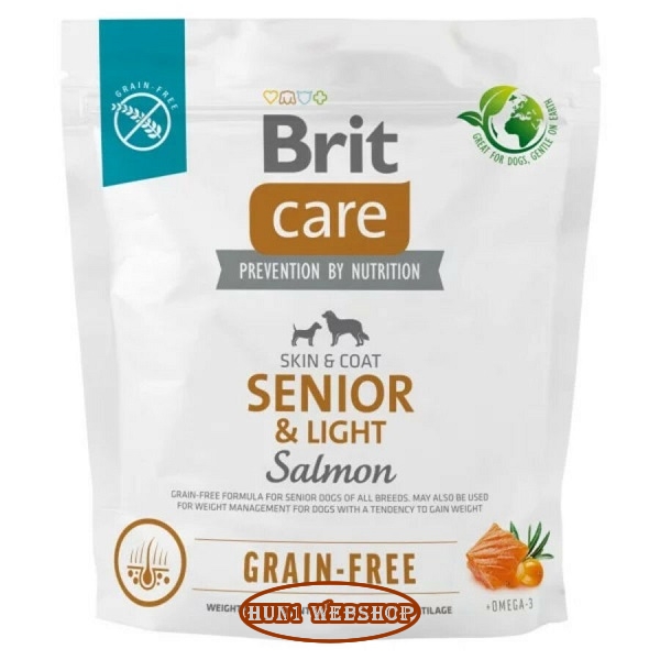 Brit Care Grain-Free Senior & Light Salmon & Potato 1 kg