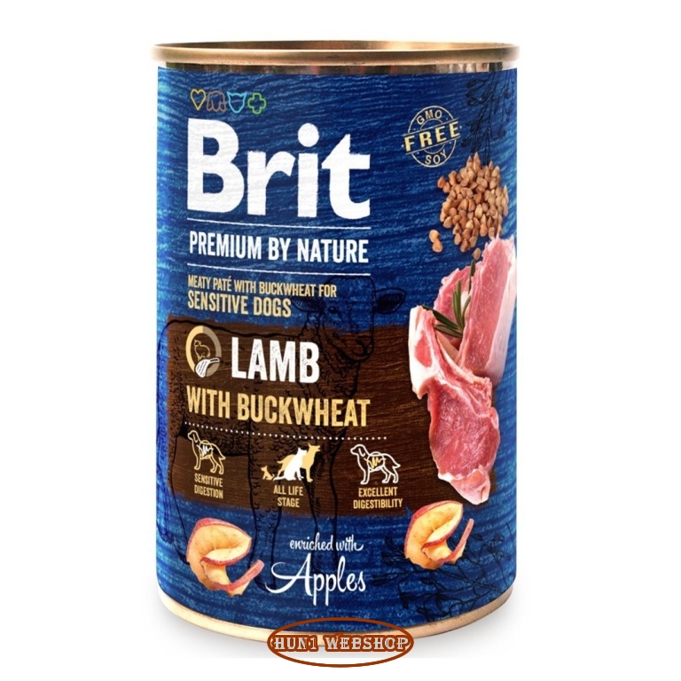 Brit Premium by Nature Paté Bárány és Hajdina 800 g