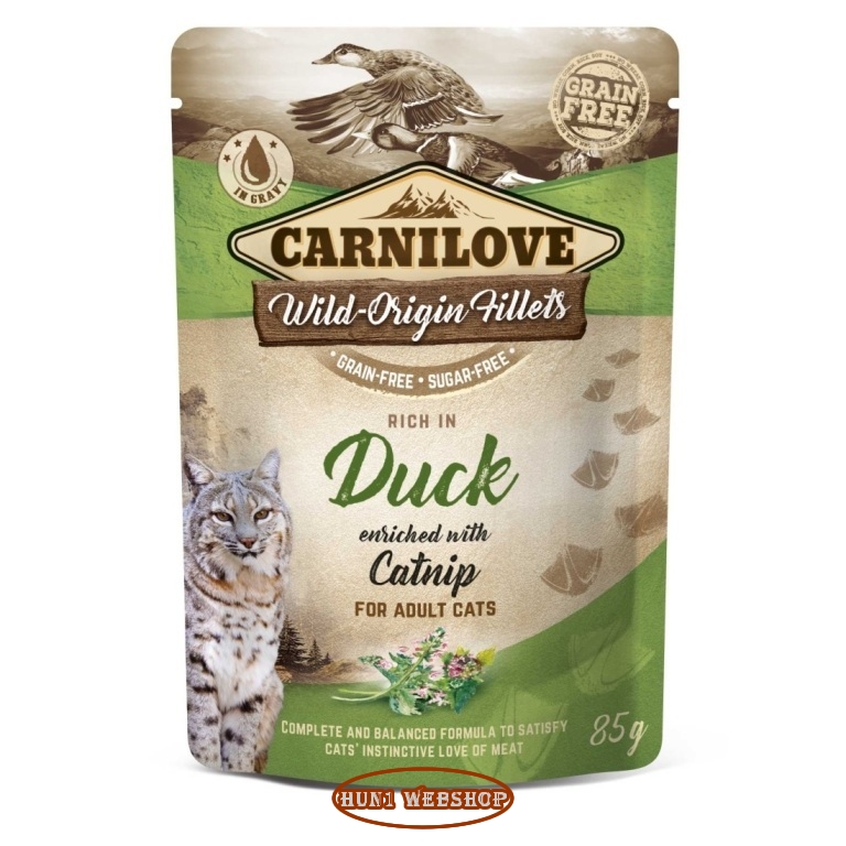CarniLove Cat Duck & Catnip (kacsa-macskamenta) 85 g
