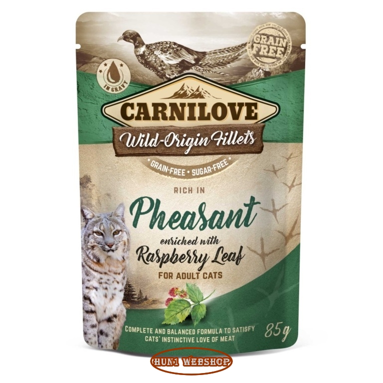 CarniLove Cat Pheasant & Raspberry leaf (fácán-málnalevél) 85 g