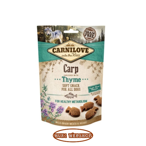 CarniLove Soft Snack Carp & Thyme (ponty-kakukkfű) 200 g