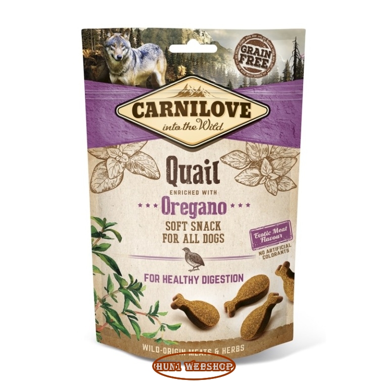 CarniLove Soft Snack Quail & Oregano (fürj-oregánó) 200 g