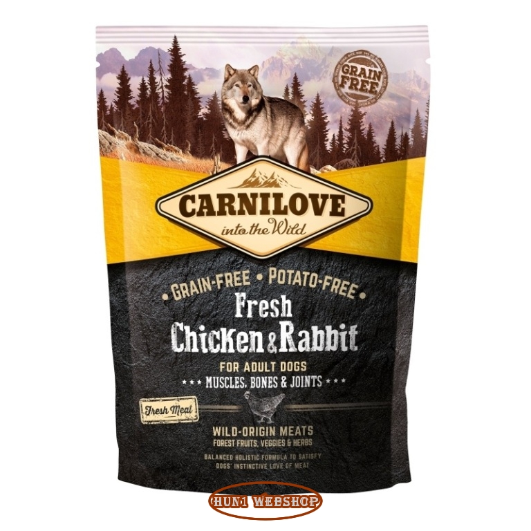 CarniLove Fresh Adult Chicken & Rabbit (csirke-nyúl) 1,5 kg