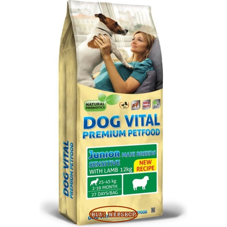 Dog Vital Junior Sensitive Maxi Breeds Lamb 12 kg
