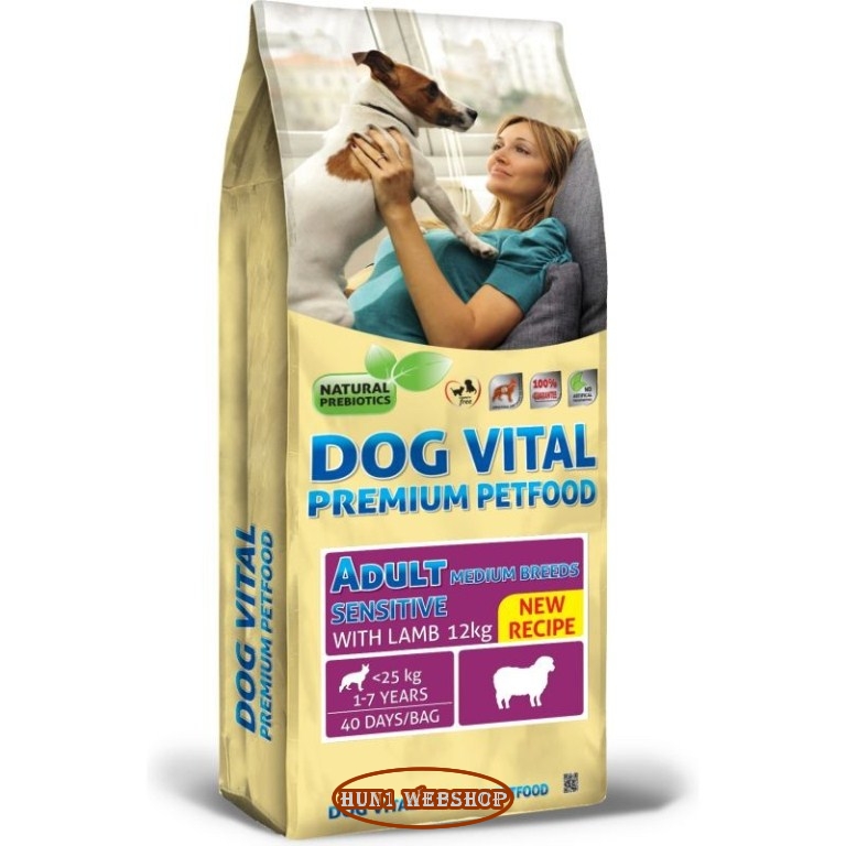 Dog Vital Adult Sensitive Medium Breeds Lamb 2x12 kg