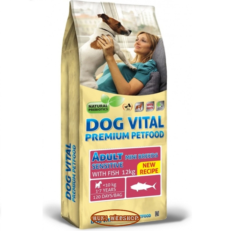 Dog Vital Adult Sensitive Mini Breeds Fish 2x12 kg