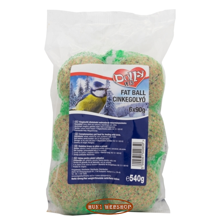 Dolly Pets Cinkegolyó (6x90 g)