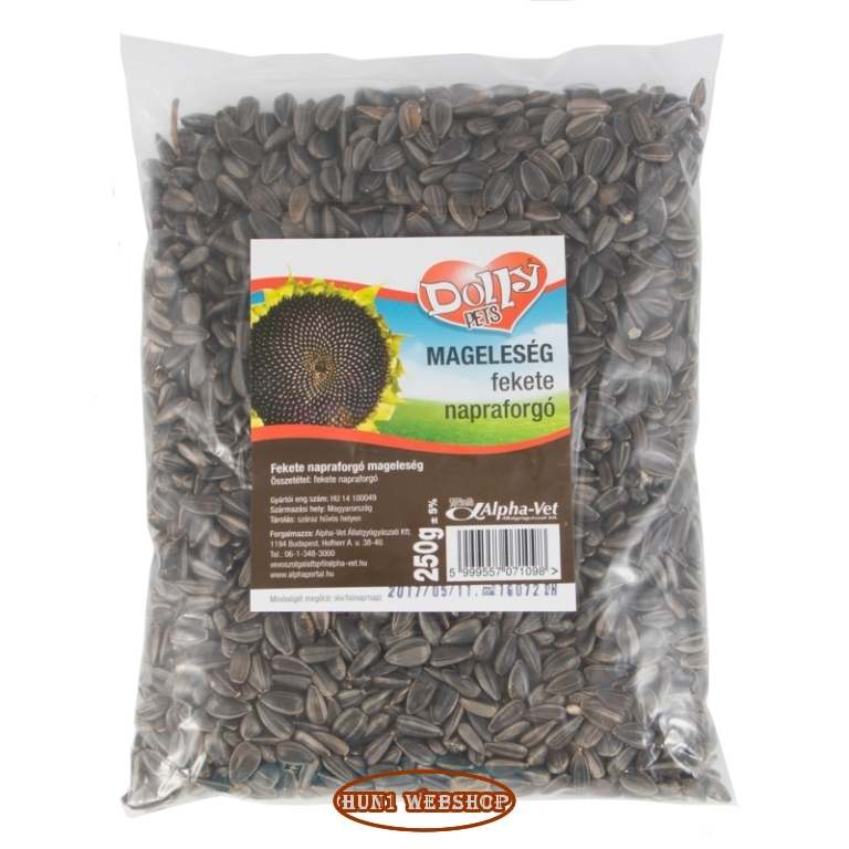 Dolly Pets Fekete napraforgó mageleség 10x250 g