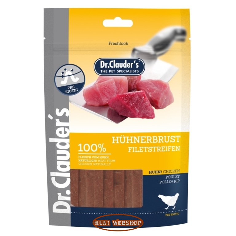 Dr. Clauders Hühnerbrust Filetstreifen (csirkemellfilé csíkok) 80 g