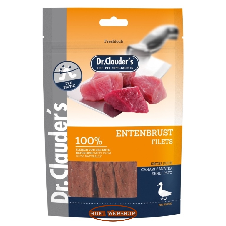 Dr. Clauders Entenbrust Filets (kacsamell filé) 80 g