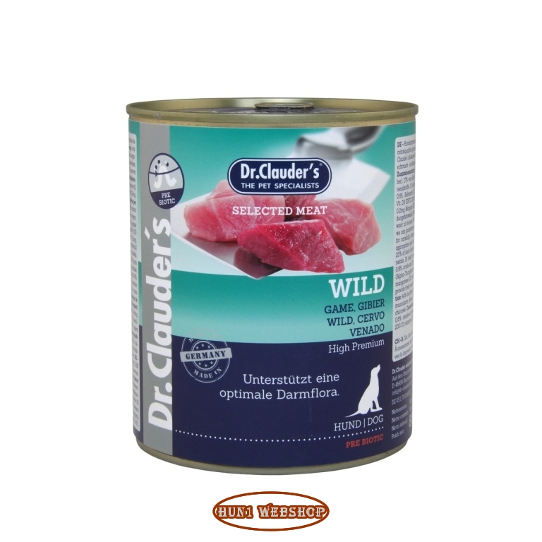 Dr. Clauders Selected Meat Wild (vad) 800 g