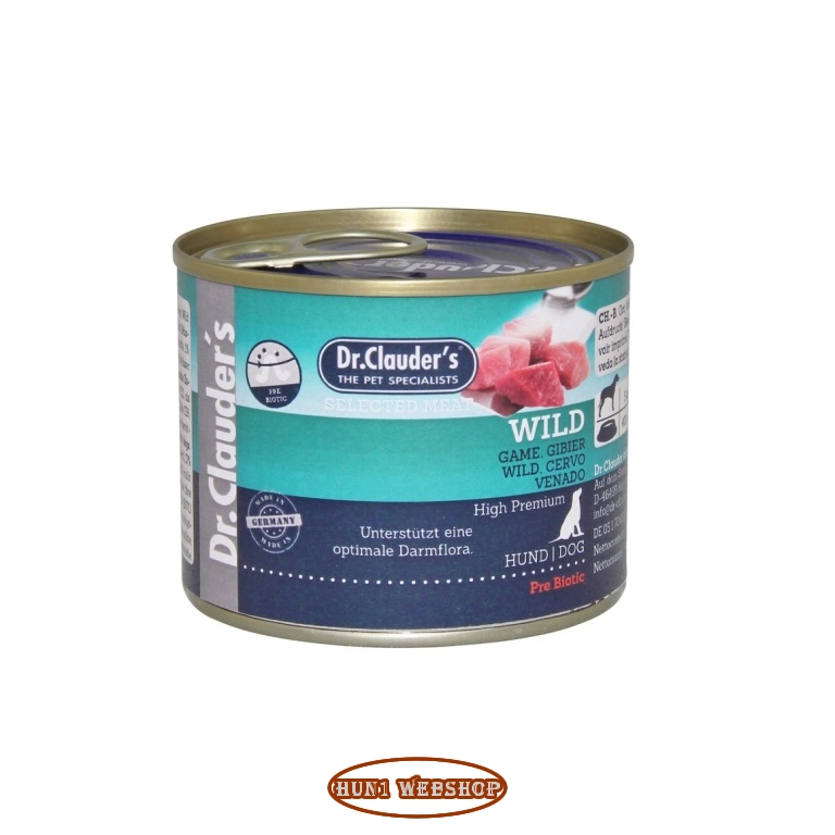 Dr. Clauders Selected Meat Wild (vad) 200 g
