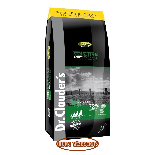 Dr. Clauders Sensitive Adult Lamb & Rice 12,5 kg