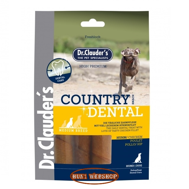 Dr. Clauders Country Dental Snack Huhn - Medium Breed 120 g