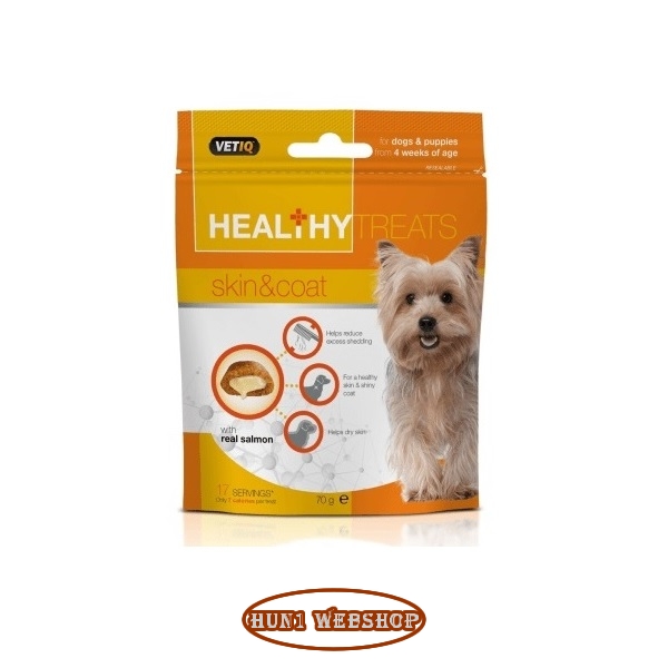 M&C VetIQ Healthy Treats Skin & Coat For Dogs & Puppies 70 g