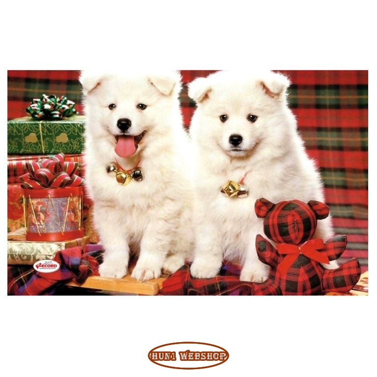 Karácsonyi tál alátét kutyáknak (42,5x30 cm)