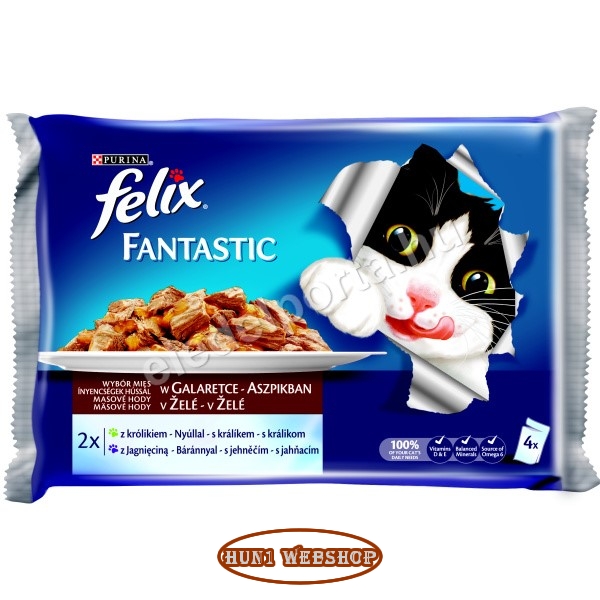 Felix Fantastic - Nyúl és Bárány aszpikban 4 x 85 g