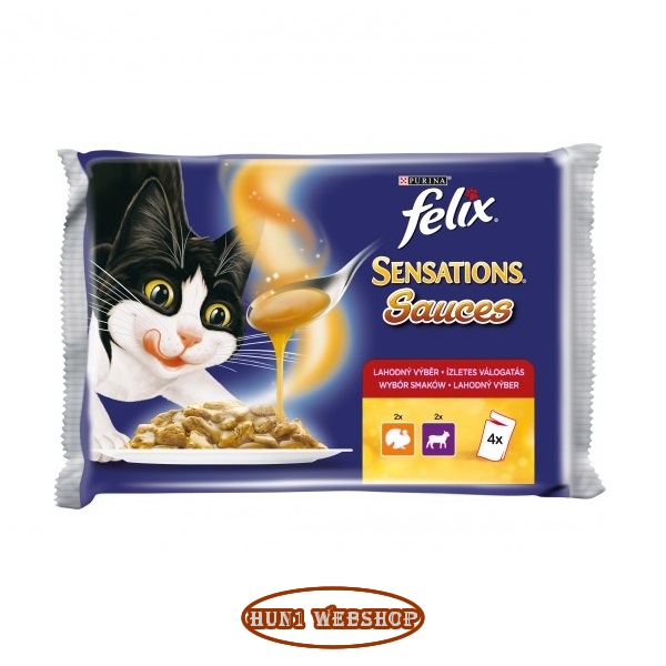 Felix Sensations - Pulyka és Bárány szószban 4 x 85 g