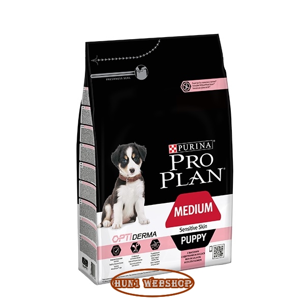 Pro Plan Medium Puppy Sensitive Skin OPTIDERMA 12 kg