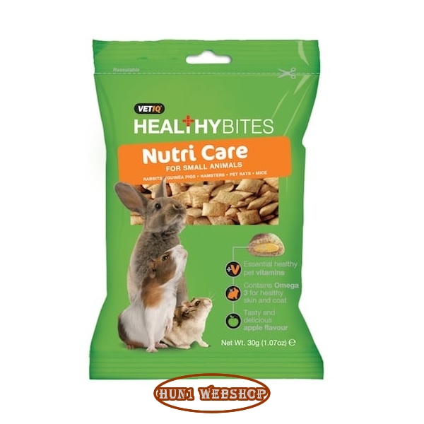 M&C VetIQ Healthy Bites Nutri Care For Small Animals 30 g