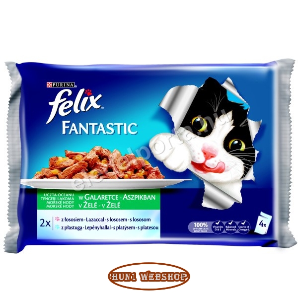 Felix Fantastic - Lazac és Lepényhal aszpikban 4 x 85 g